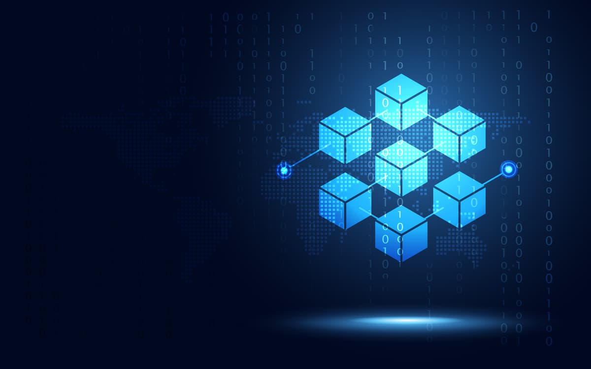 Blockchain - connected blocks